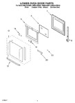 Diagram for 03 - Lower Oven Door Parts