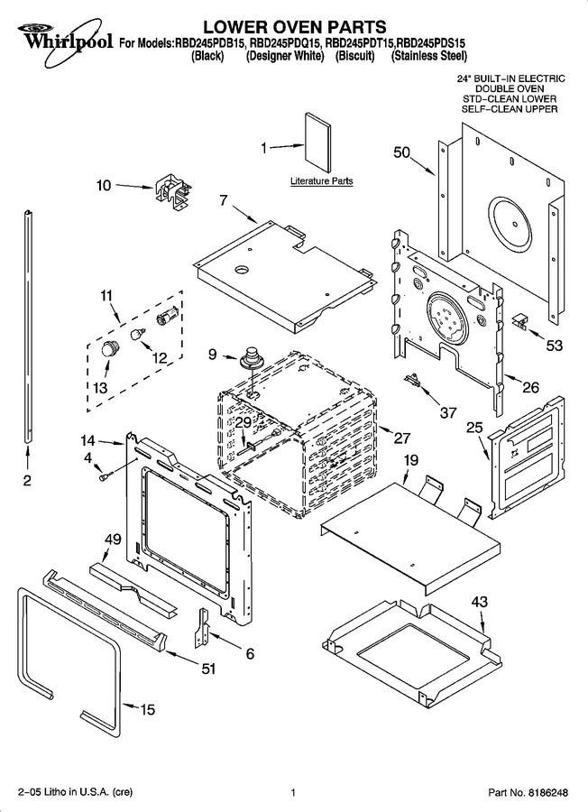 Diagram for RBD245PDQ15