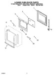 Diagram for 03 - Lower Oven Door Parts