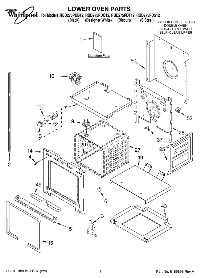 Diagram for RBD275PDQ12