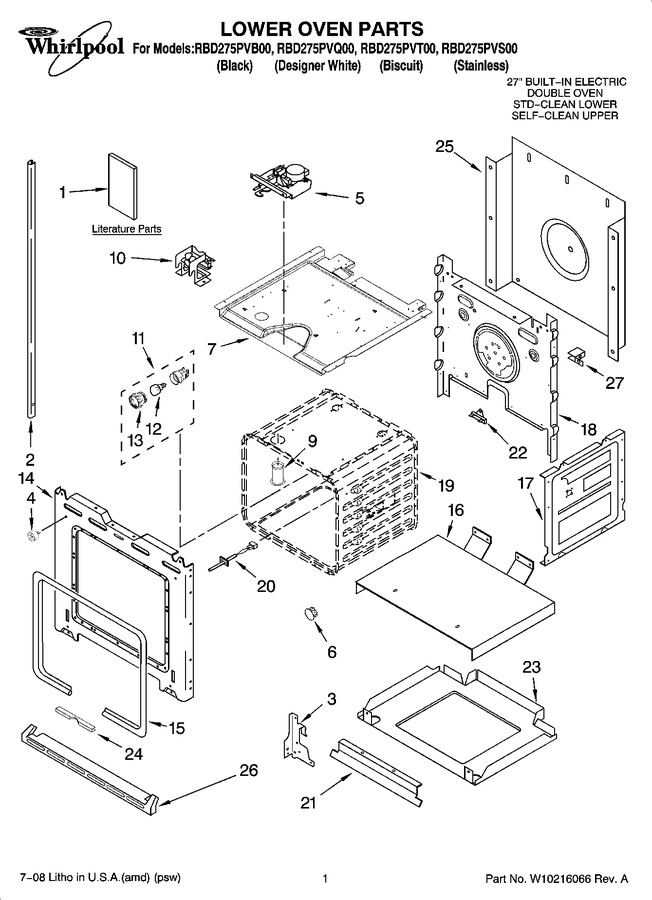Diagram for RBD275PVB00