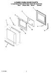 Diagram for 03 - Lower Oven Door Parts