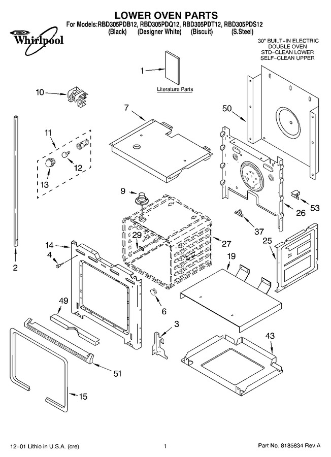 Diagram for RBD305PDQ12