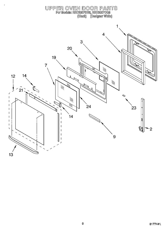 Diagram for RBD305PDQ8