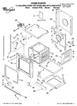 Diagram for 01 - Oven Parts