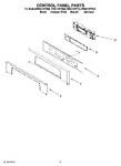 Diagram for 02 - Control Panel Parts
