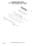 Diagram for 02 - Control Panel Parts
