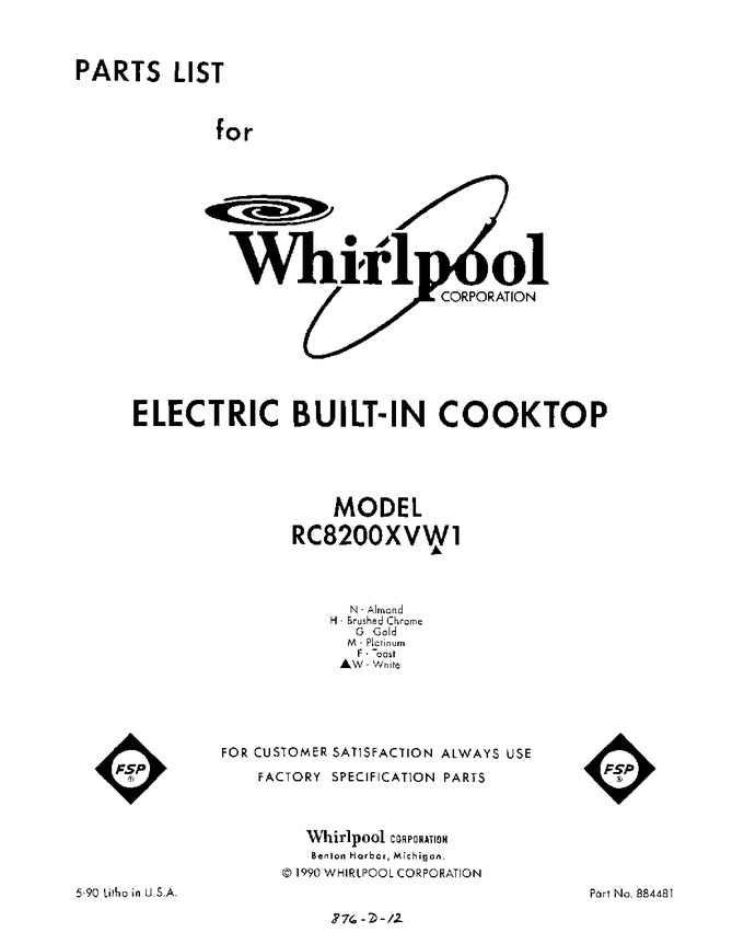 Diagram for RC8200XVF1