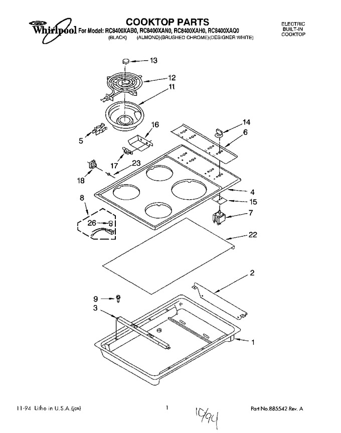 Diagram for RC8400XAH0