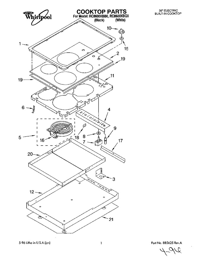 Diagram for RC8600XBQ0