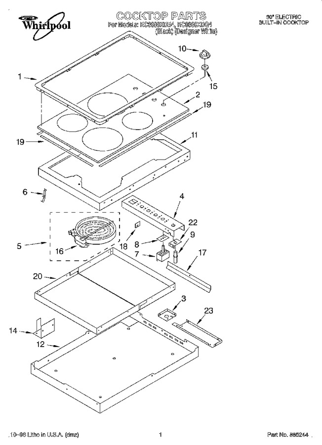 Diagram for RC8608XDQ4