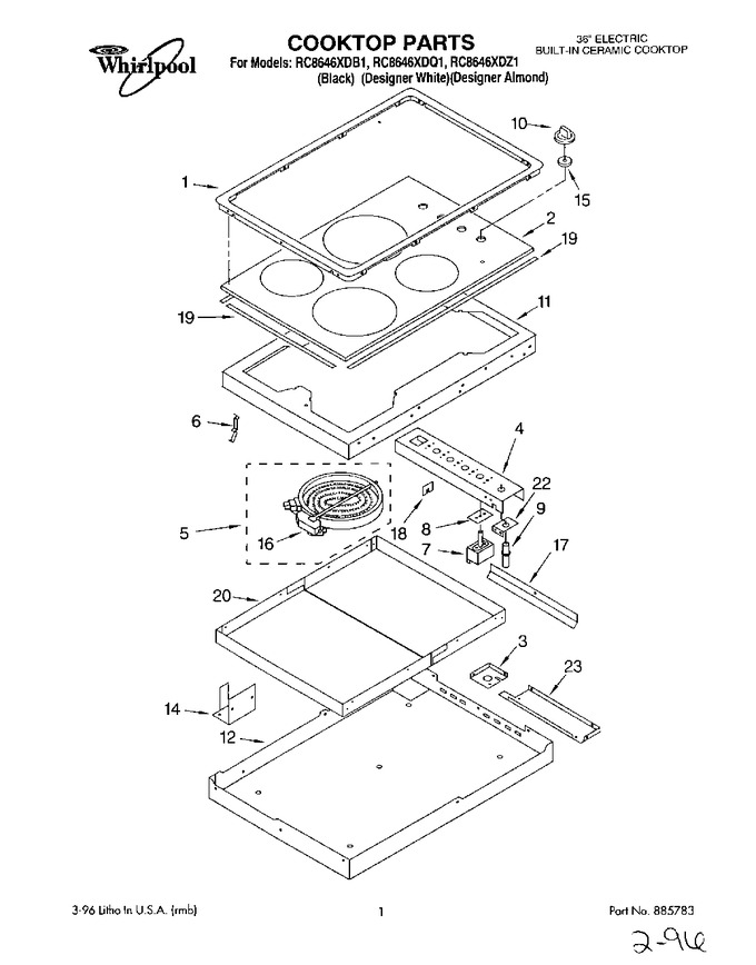 Diagram for RC8646XDZ1
