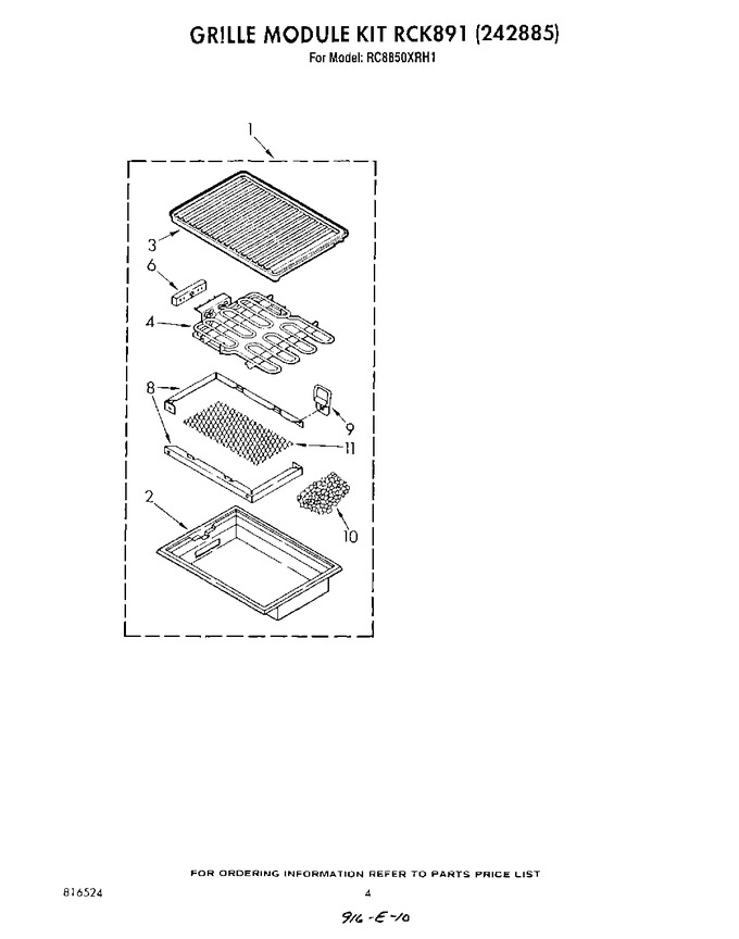 Diagram for RC8850XRH1