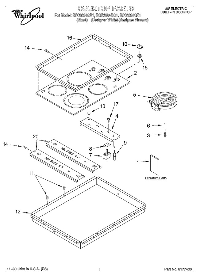 Diagram for RCC3024GZ1