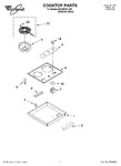 Diagram for 01 - Cooktop Parts, Miscellaneous Parts
