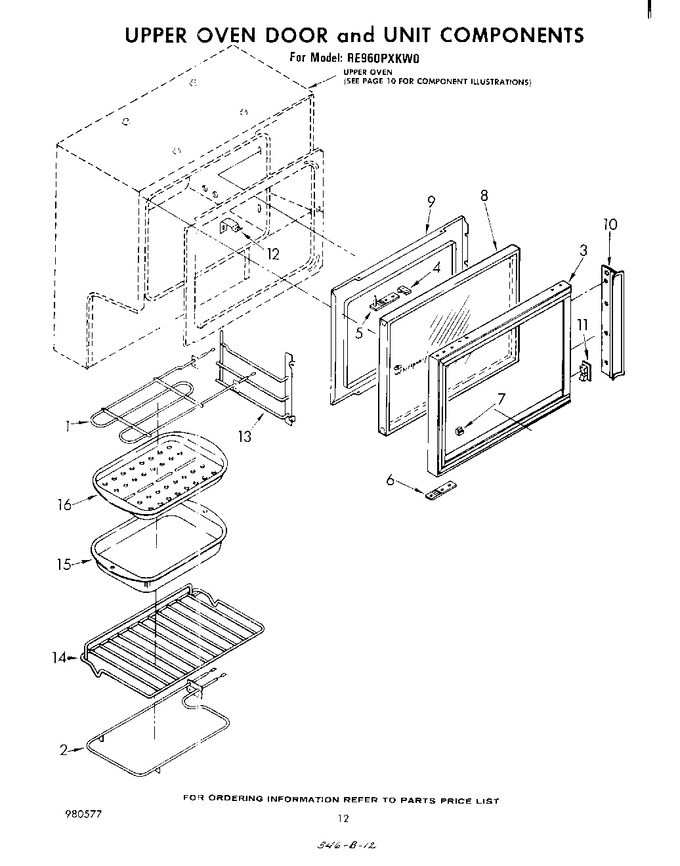 Diagram for RE960PXKW0