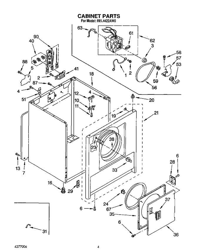 Diagram for REL4422AW0