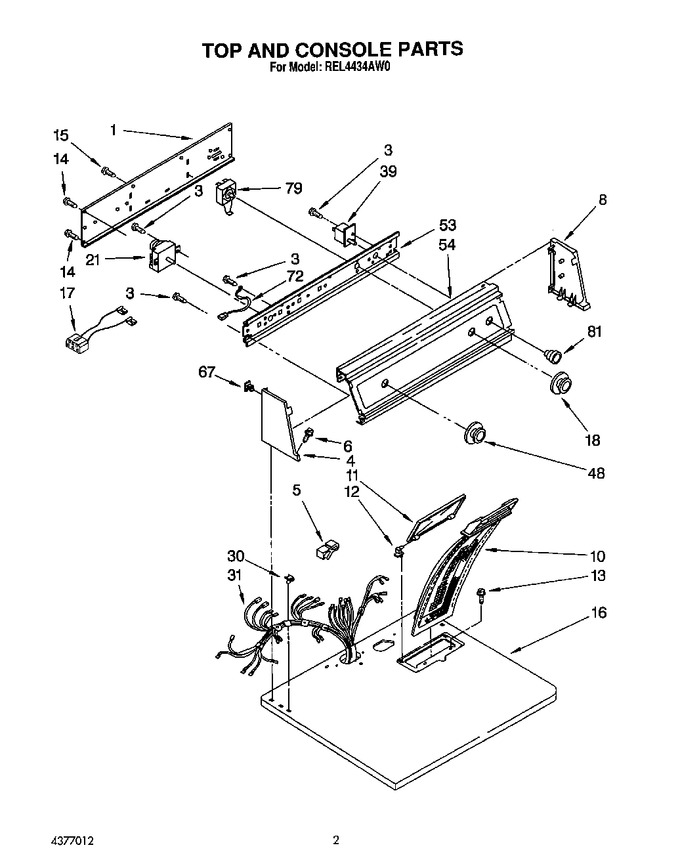 Diagram for REL4434AW0