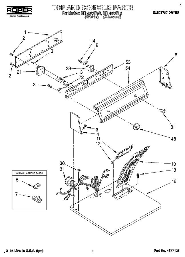 Diagram for REL4622BQ0