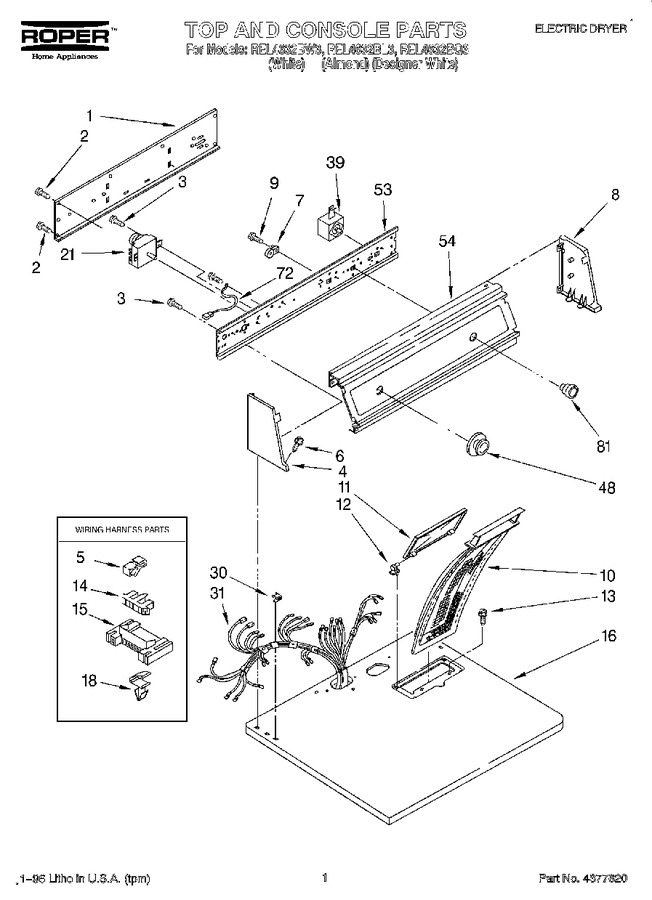 Diagram for REL4632BQ3