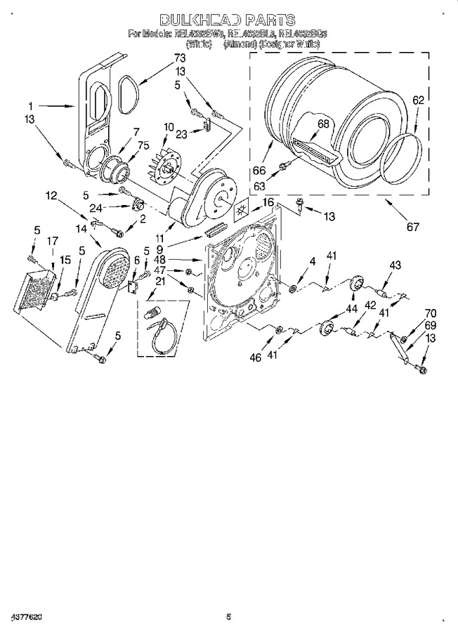 Diagram for REL4632BW3