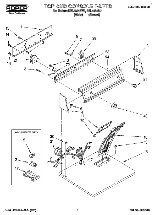 Diagram for REL4634BL1