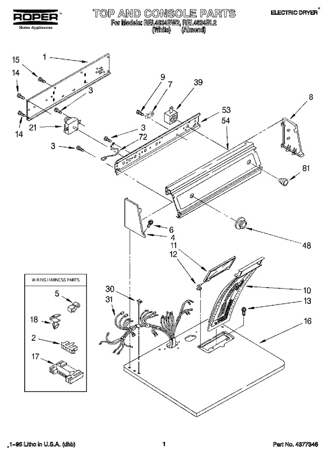Diagram for REL4634BW2