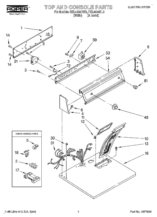 Diagram for REL4634BL3