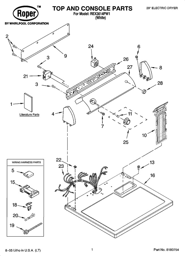 Diagram for REX3614PW1