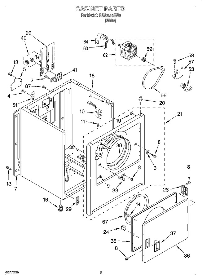 Diagram for REX3615EW2