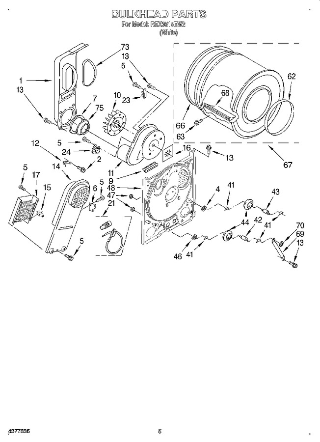 Diagram for REX3615EW2