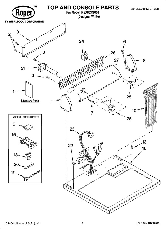 Diagram for REX6634PQ0