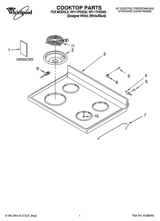 Diagram for RF111PXSW0