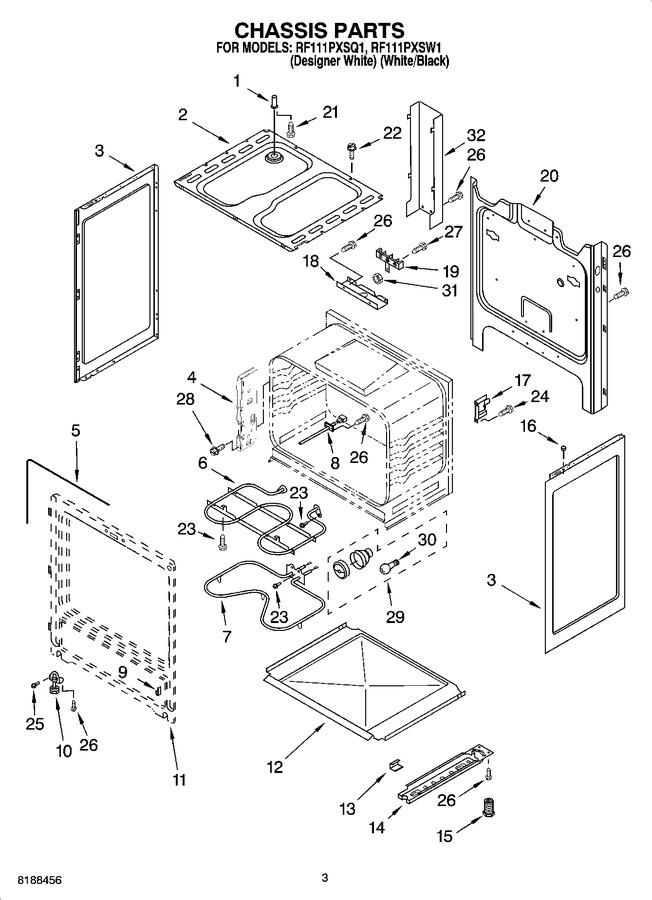 Diagram for RF111PXSW1