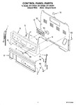 Diagram for 02 - Control Panel Parts