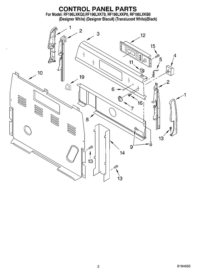 Diagram for RF196LXKT0