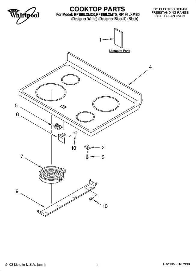 Diagram for RF196LXMB0