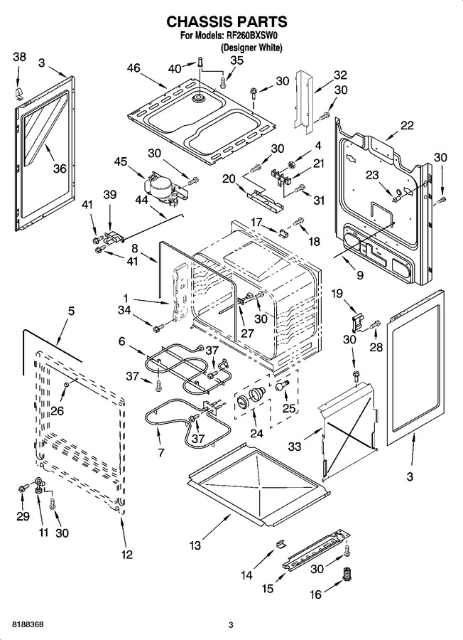 Diagram for RF260BXSW0