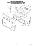 Diagram for 02 - Control Panel Parts