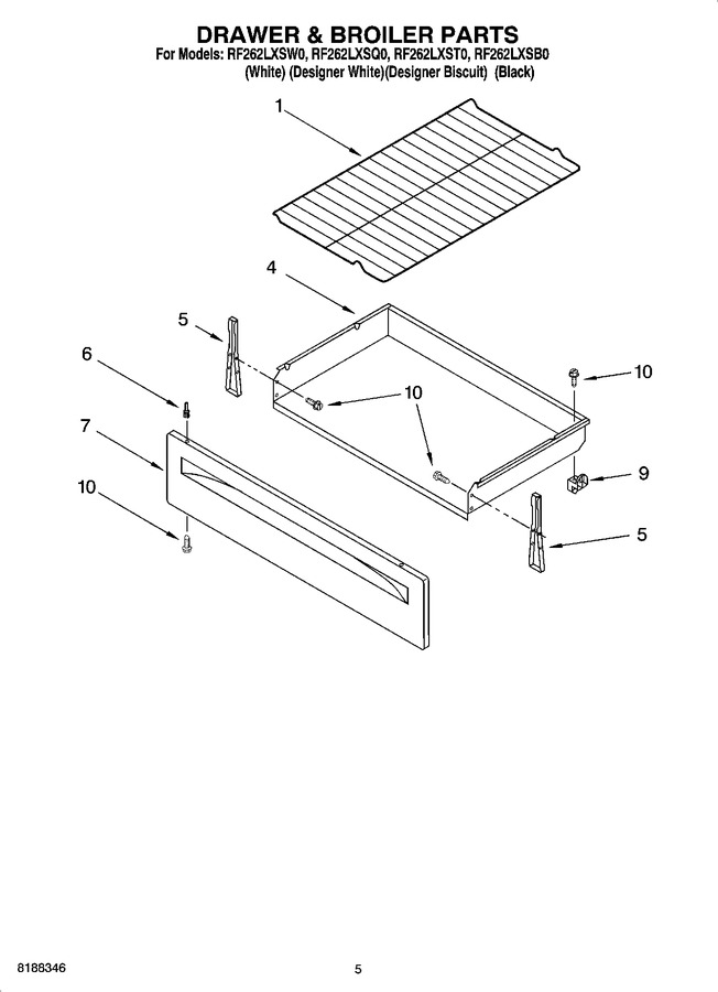 Diagram for RF262LXST0