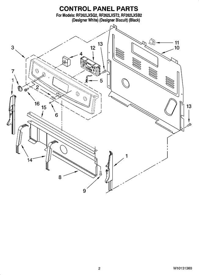 Diagram for RF262LXSB2