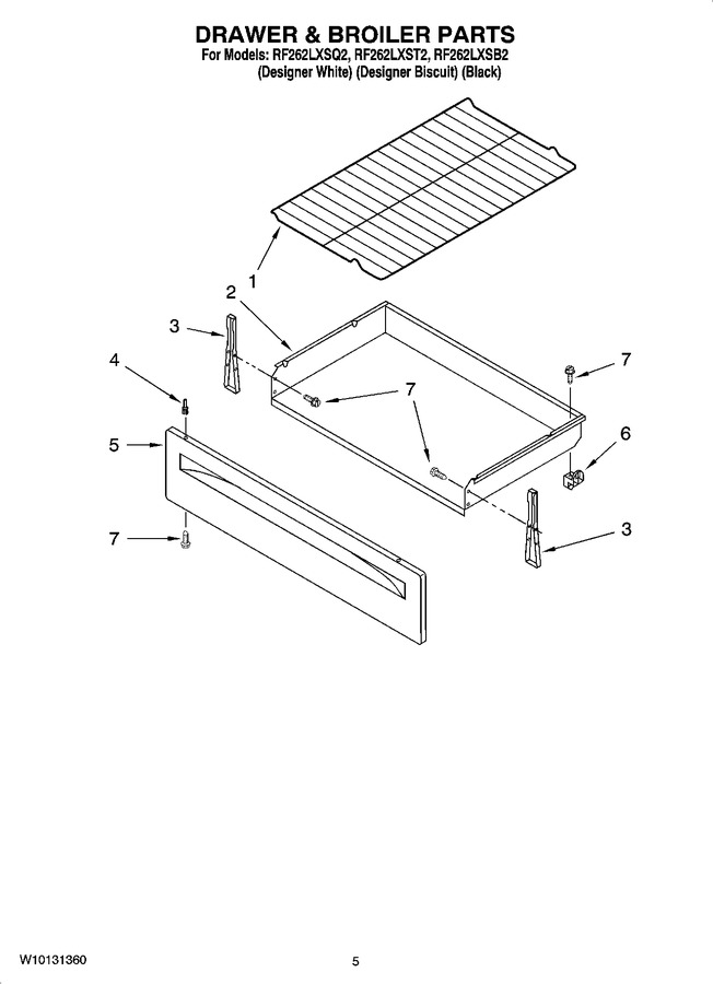 Diagram for RF262LXST2