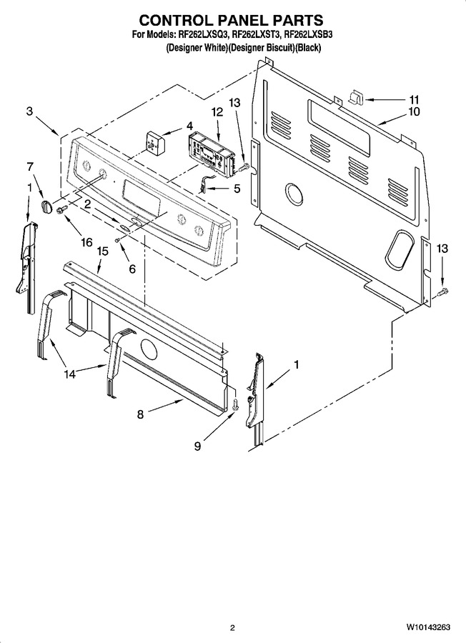 Diagram for RF262LXSB3