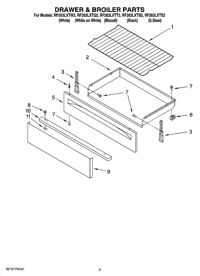 Diagram for RF263LXTS2
