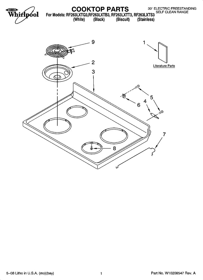 Diagram for RF263LXTQ3