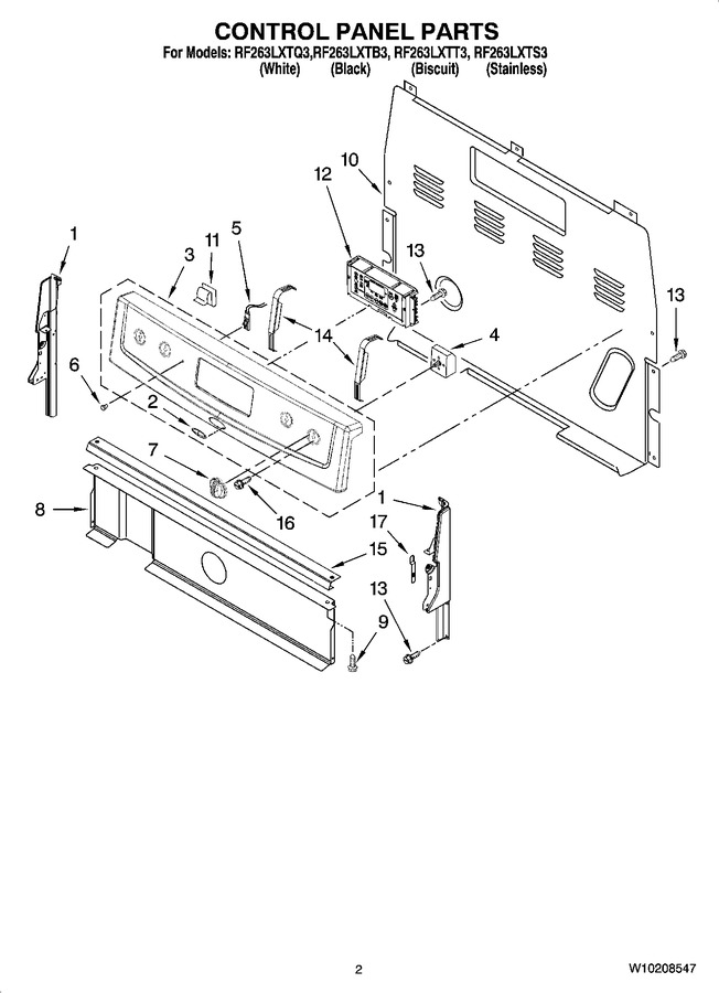Diagram for RF263LXTQ3