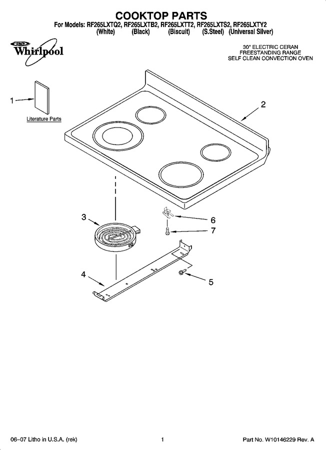 Diagram for RF265LXTB2