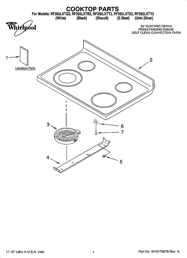 Diagram for RF265LXTB3