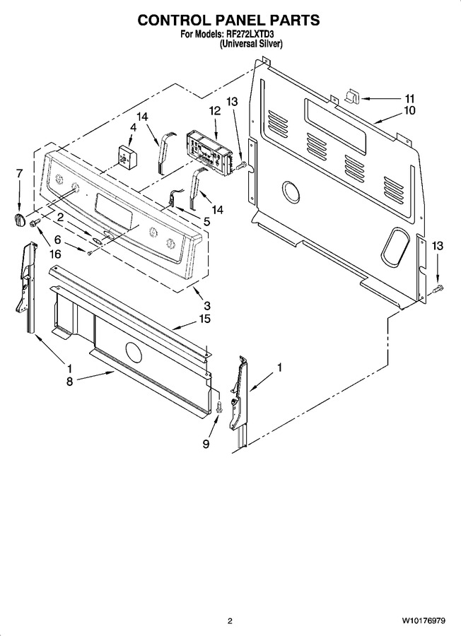Diagram for RF272LXTD3