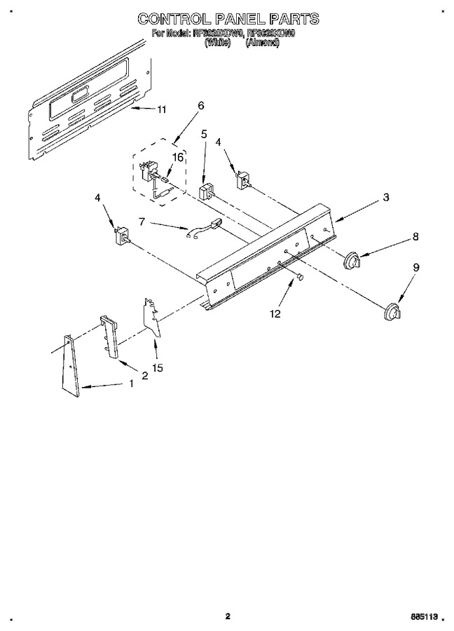 Diagram for RF3020XDN0